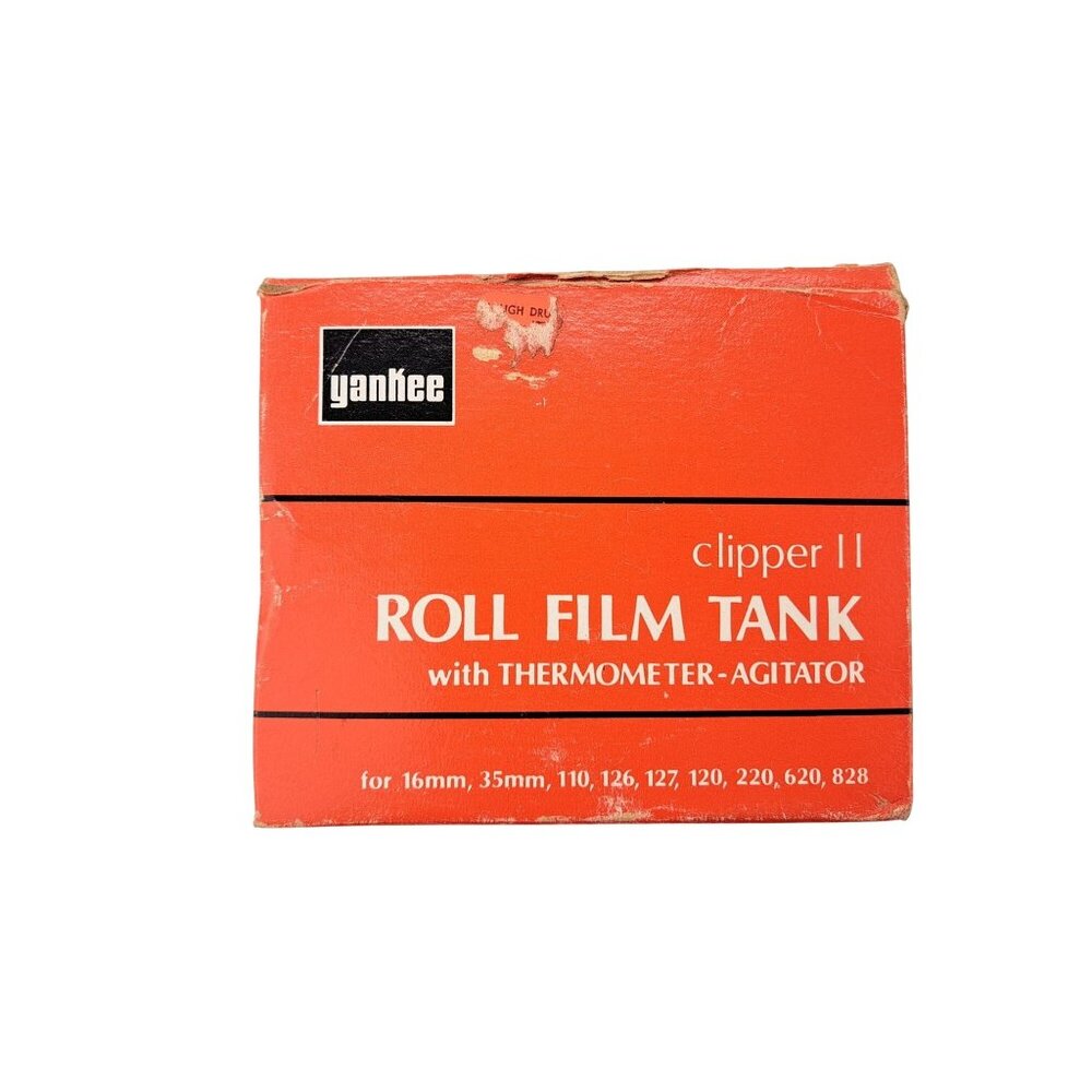 Vintage Yankee Clipper II Roll Film Tank Thermometer Agitator Photo MISSING LID